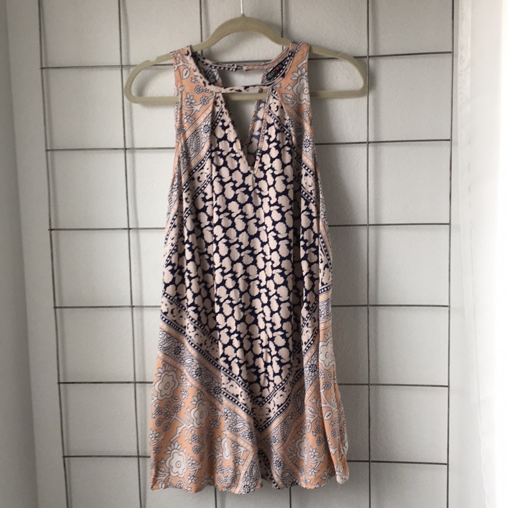 Floral printed flowy fun dress